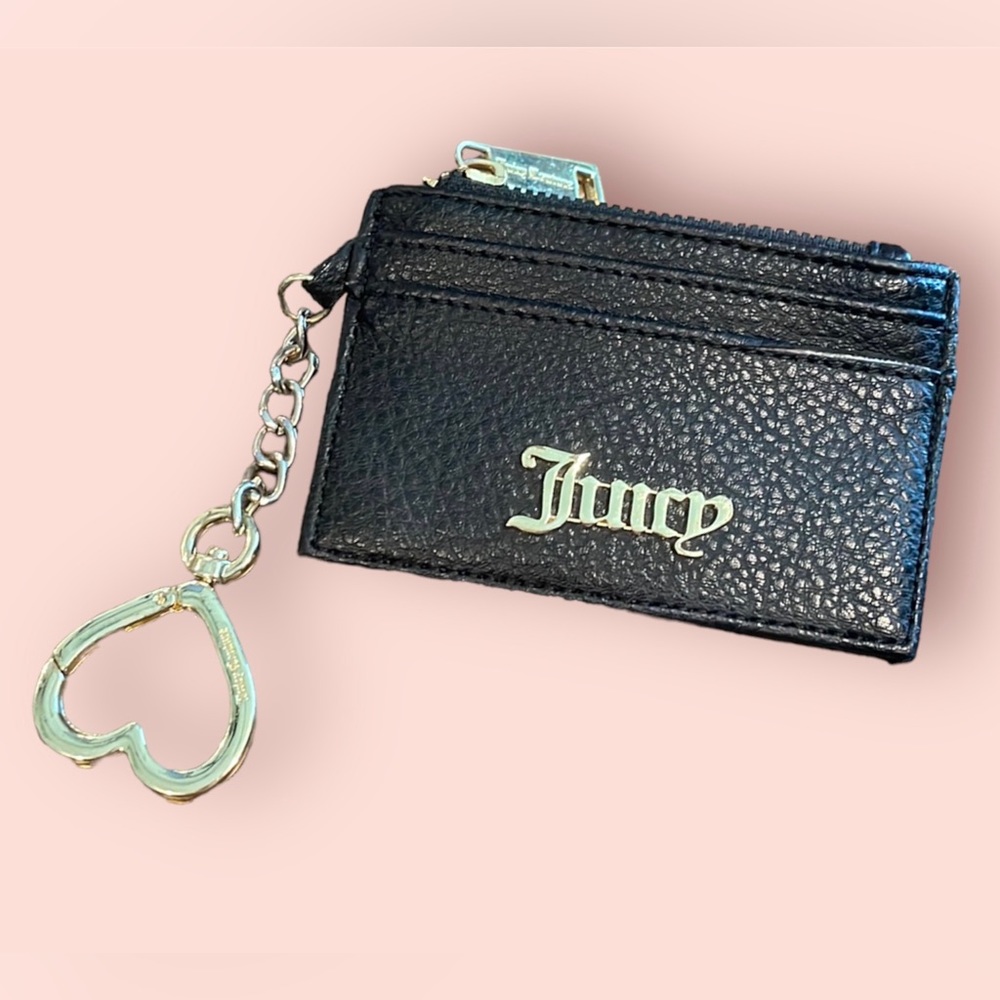 Juicy Couture Credit Card Key Holder Black